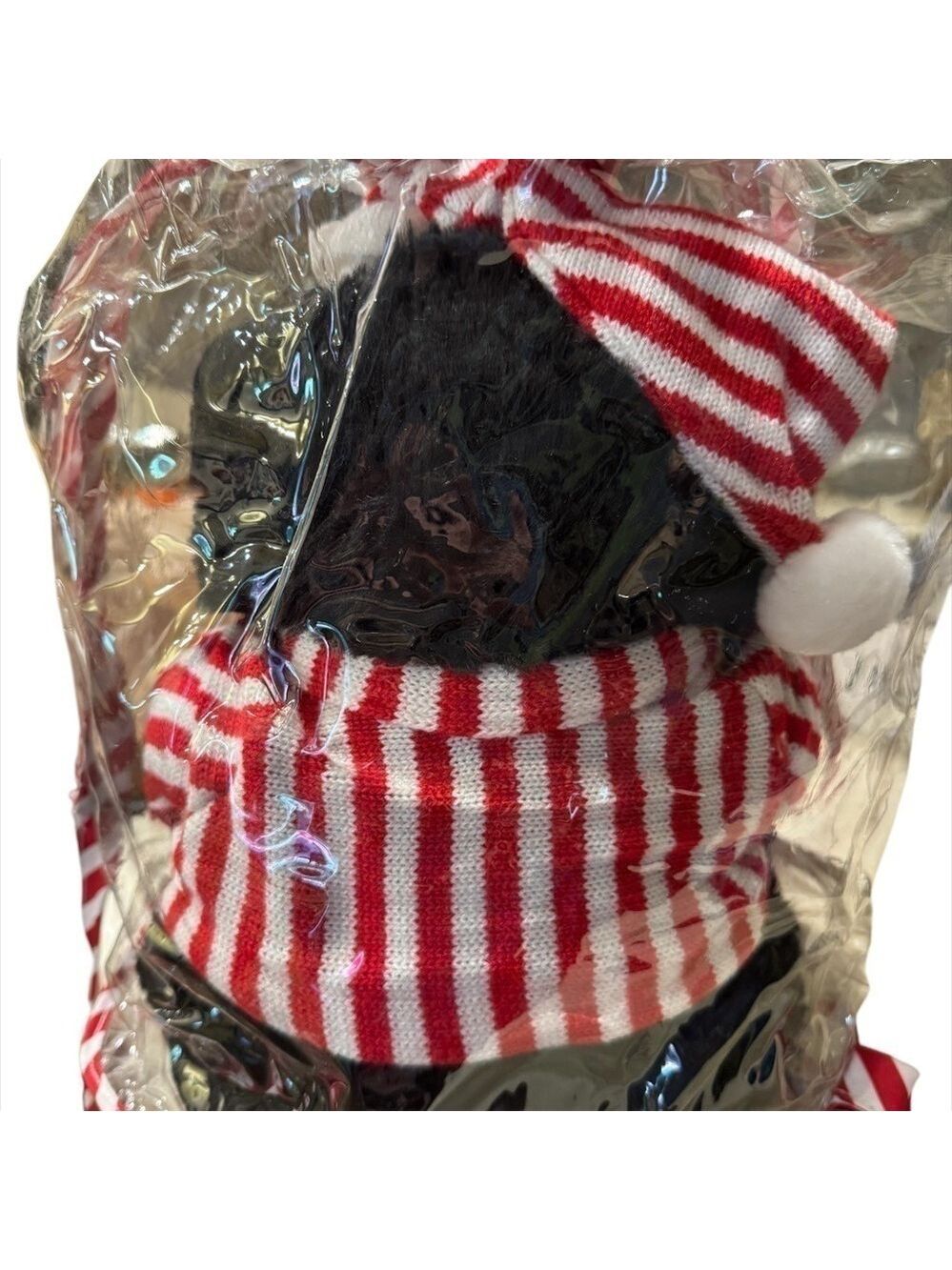 Belkie Bear 2004 Holiday Teddy Striped Backpack - Picture 3 of 3